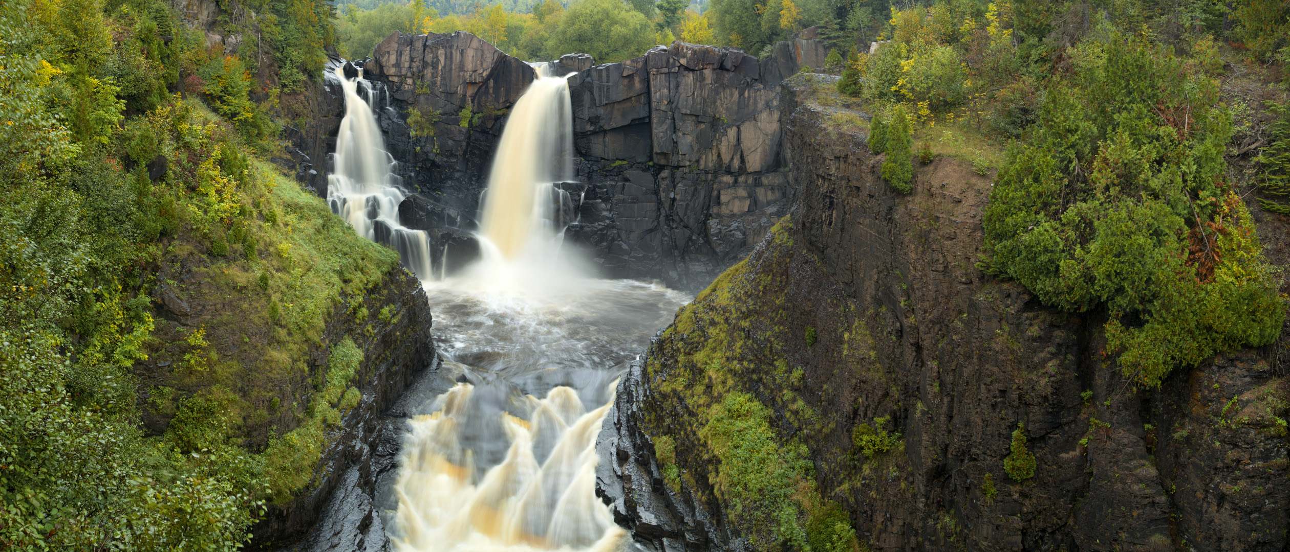 Multiple Waterfalls on Pigeon River pour endless waters that don't deplete, like when we share love or hope with others.